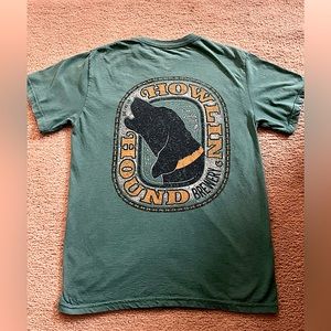 SOUTHERN FRIED COTTON unisex Howlin Hound Brewery Graphic Tee Shirt Sz Small